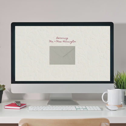 Floral Wedding Website Template - Editable Canva Website with RSVP